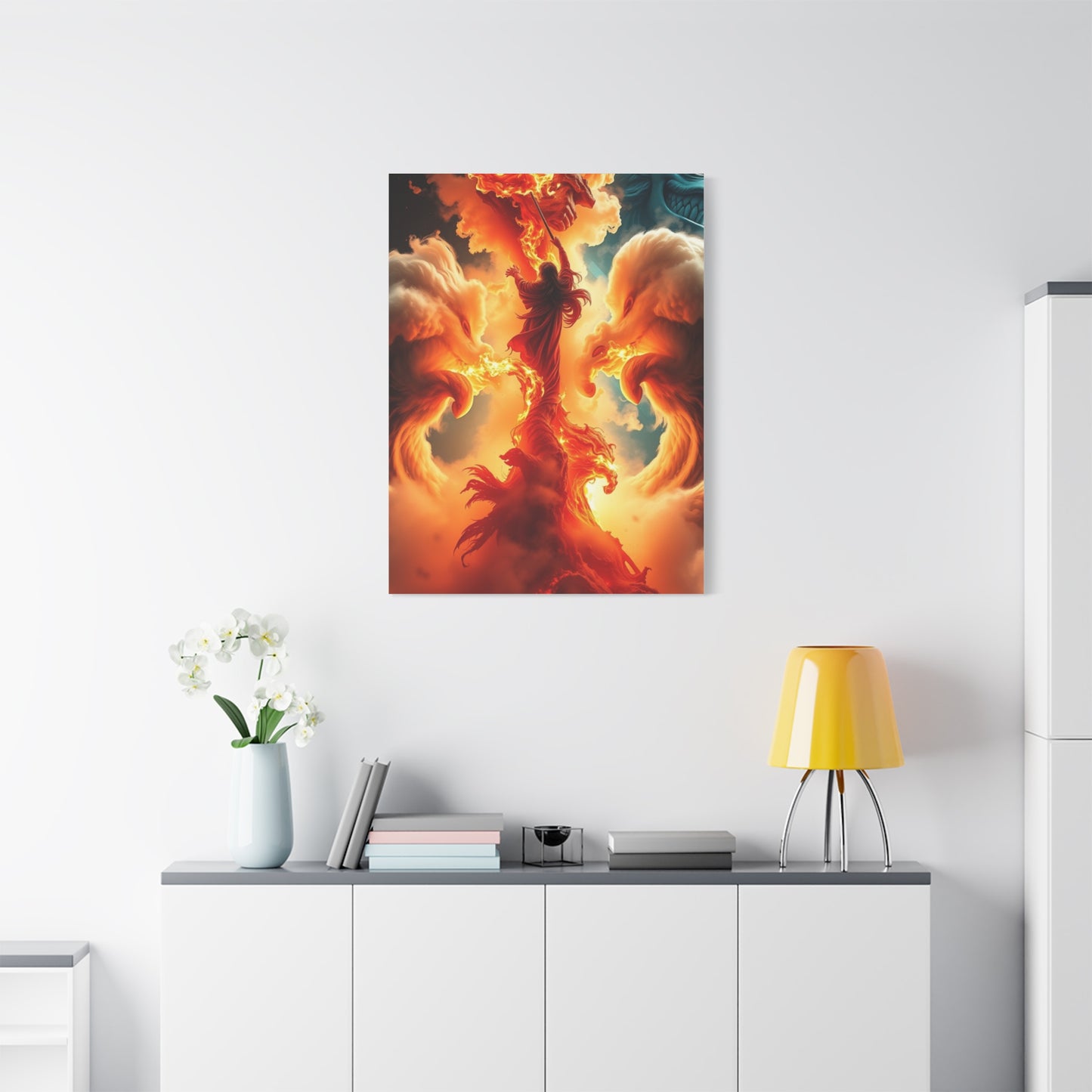 Upright Brilliance Artwork Wall Art & Canvas Print