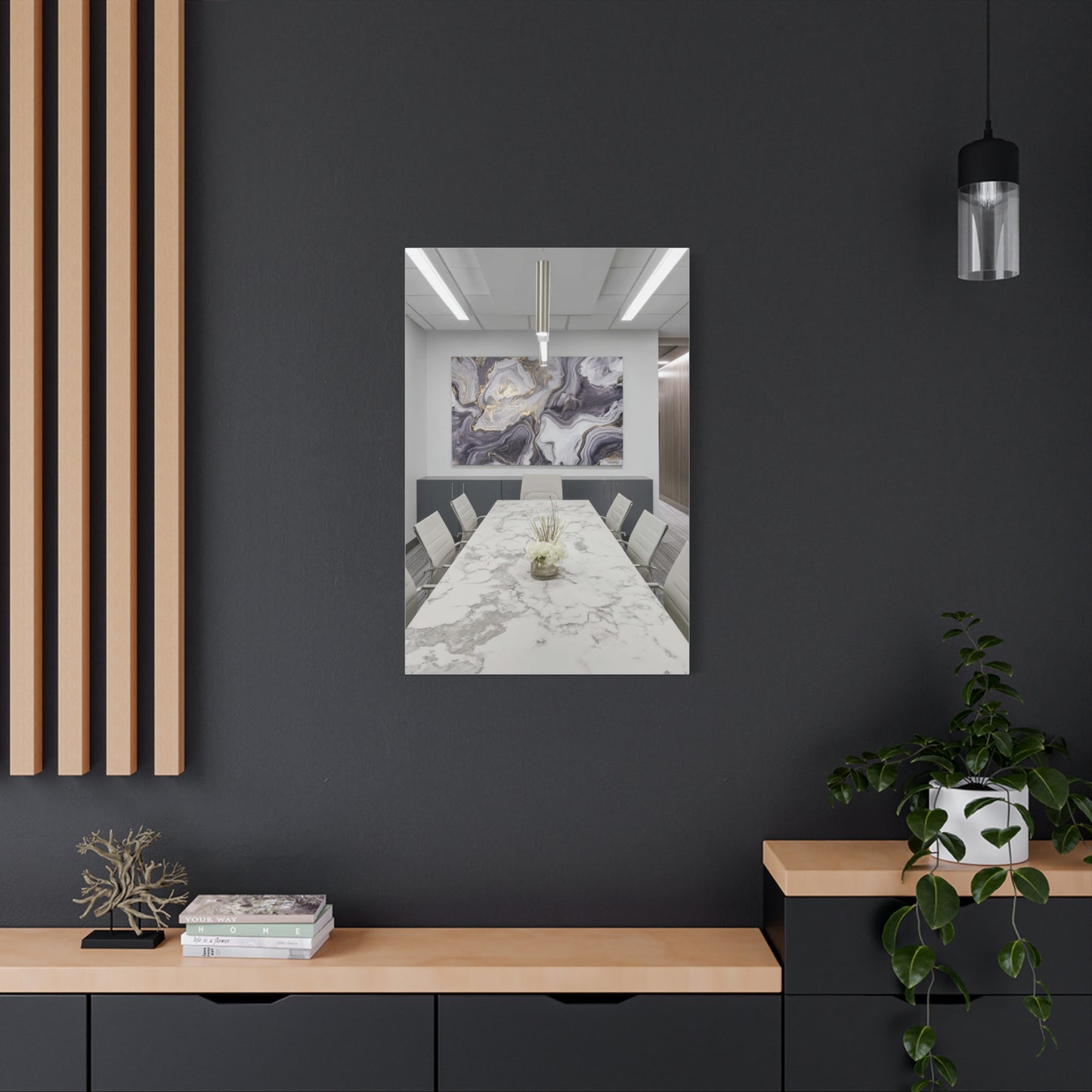Mineral Stone Inspired Law Office Conference Wall Art & Canvas Print