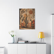 Desert Graffiti Botanical Street Wall Art & Canvas Print