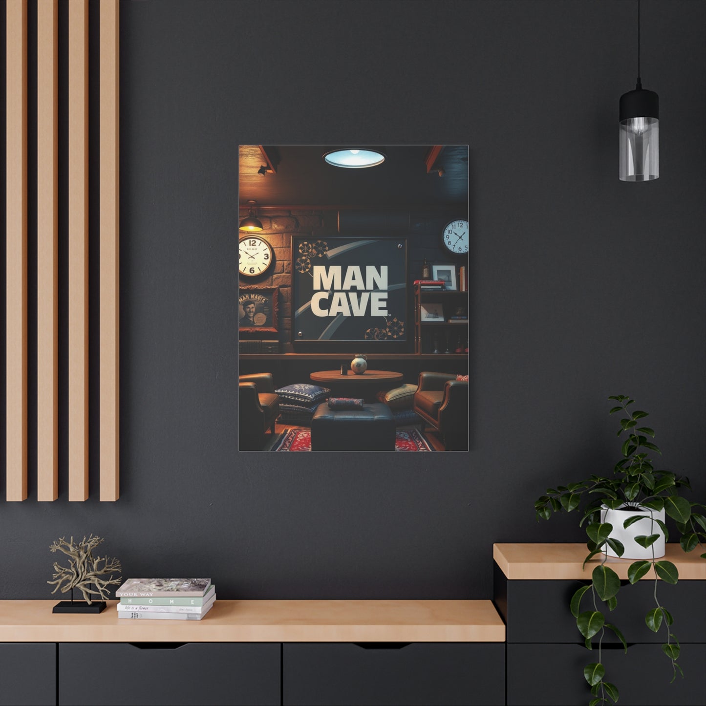 Gentlemans Sanctuary Canvas Wall Art & Canvas Print