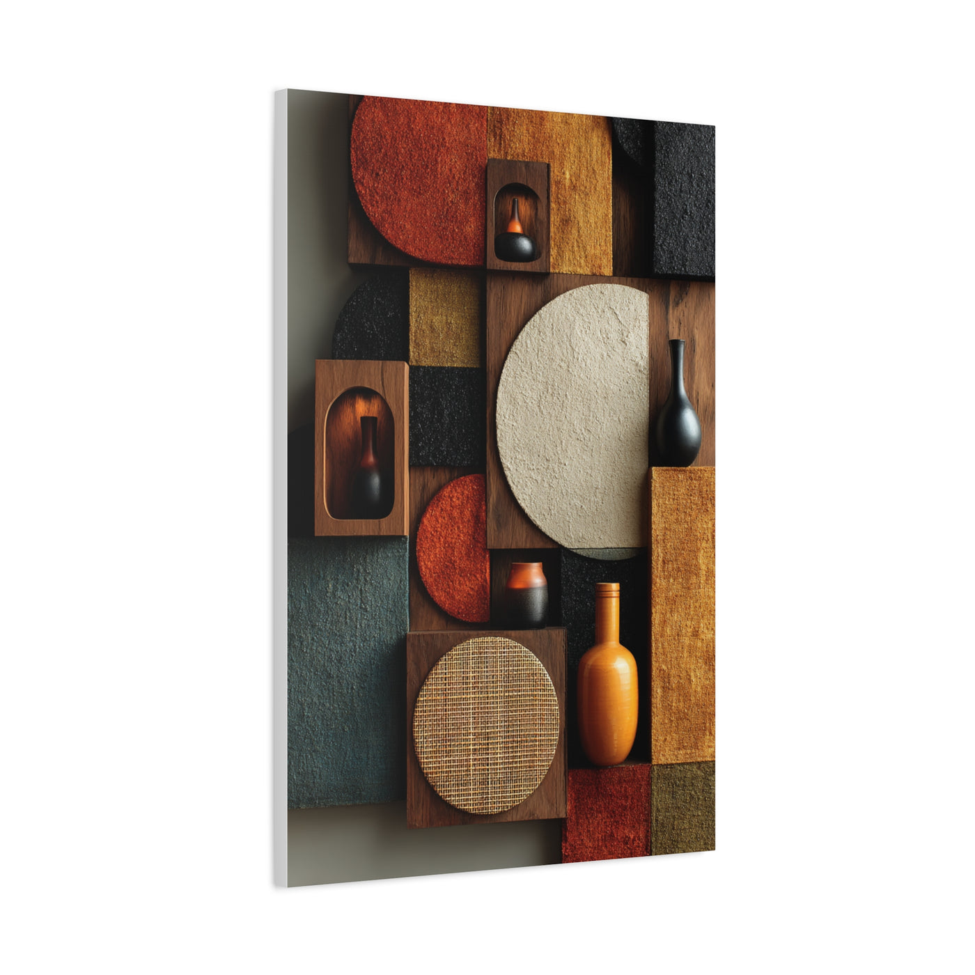 Modernist Still Life Geometry Wall Art & Canvas Print