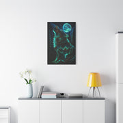 Celestial Spirit Wolf Dual Form Scene Wall Art & Canvas Print