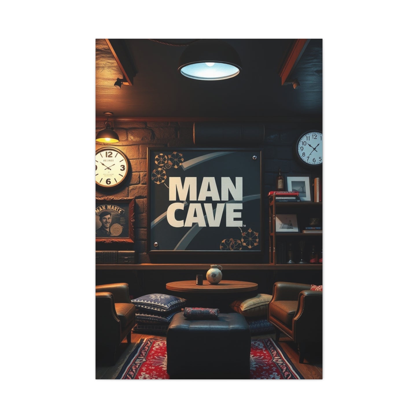 Gentlemans Sanctuary Canvas Wall Art & Canvas Print