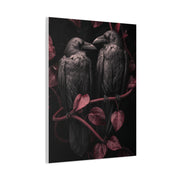 Pair of Ravens Gothic Romance Wall Art & Canvas Print