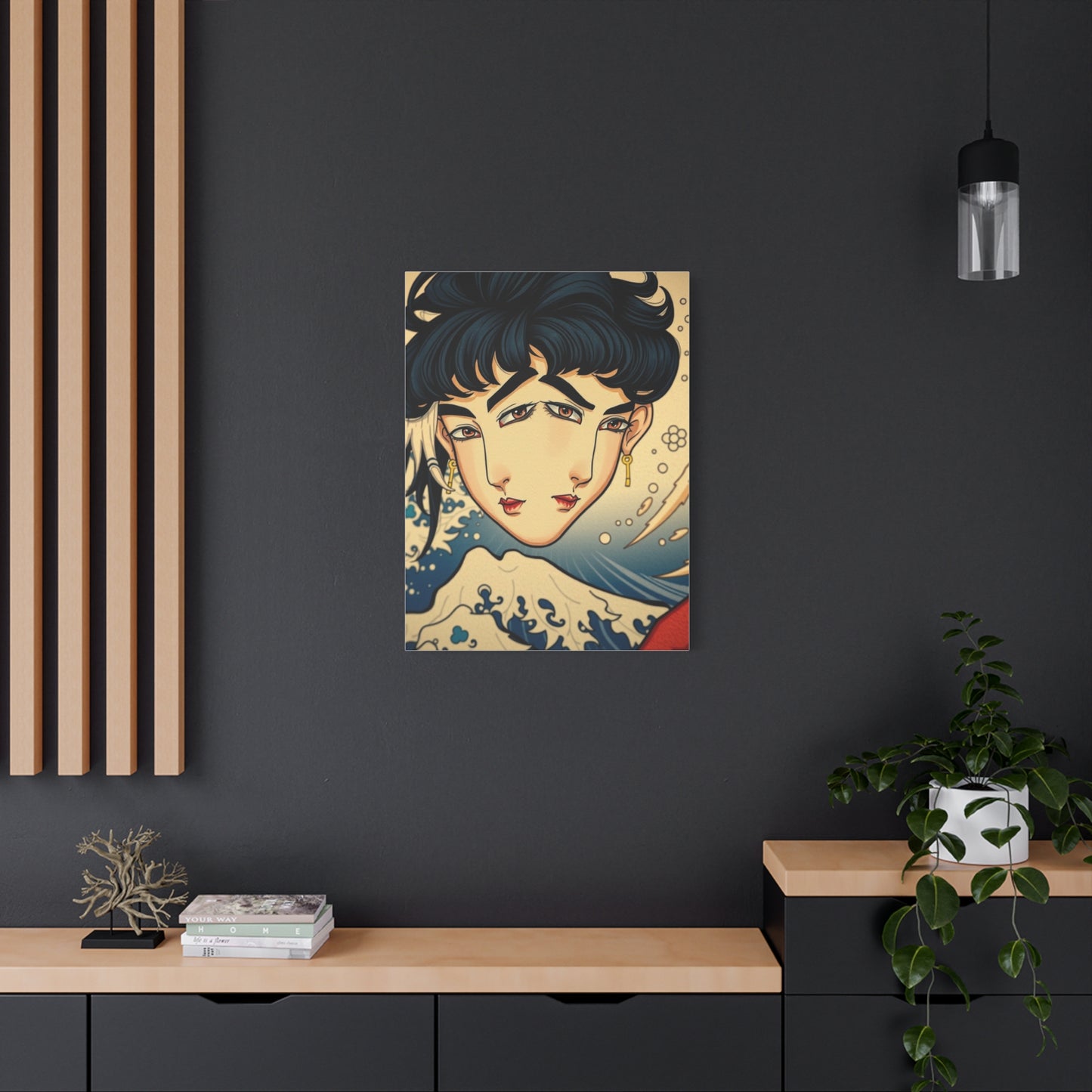 Celestial Ukiyo-e Masterpiece Wall Art & Canvas Print