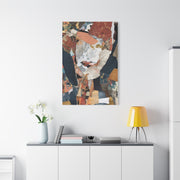 Contemporary Mixed Media Collage Abstract Wall Art & Canvas Print