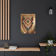 Southwestern Macrame Textile Wall Art & Canvas Print