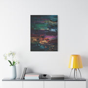 Jewel Tone Textured Abstract Gallery Painting Wall Art & Canvas Print