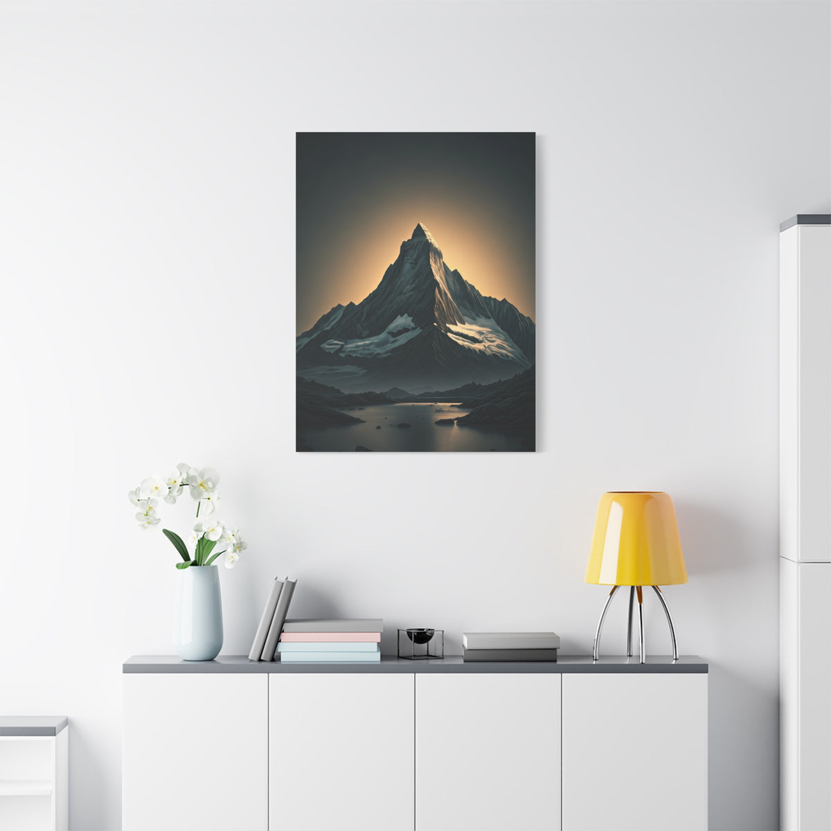 Majestic Peak Glow Wall Art & Canvas Prints