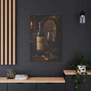 Vintage Red Wine Cellar Still Life Wall Art & Canvas Print