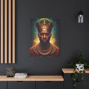 Celestial Crowned King Portrait Wall Art & Canvas Prints
