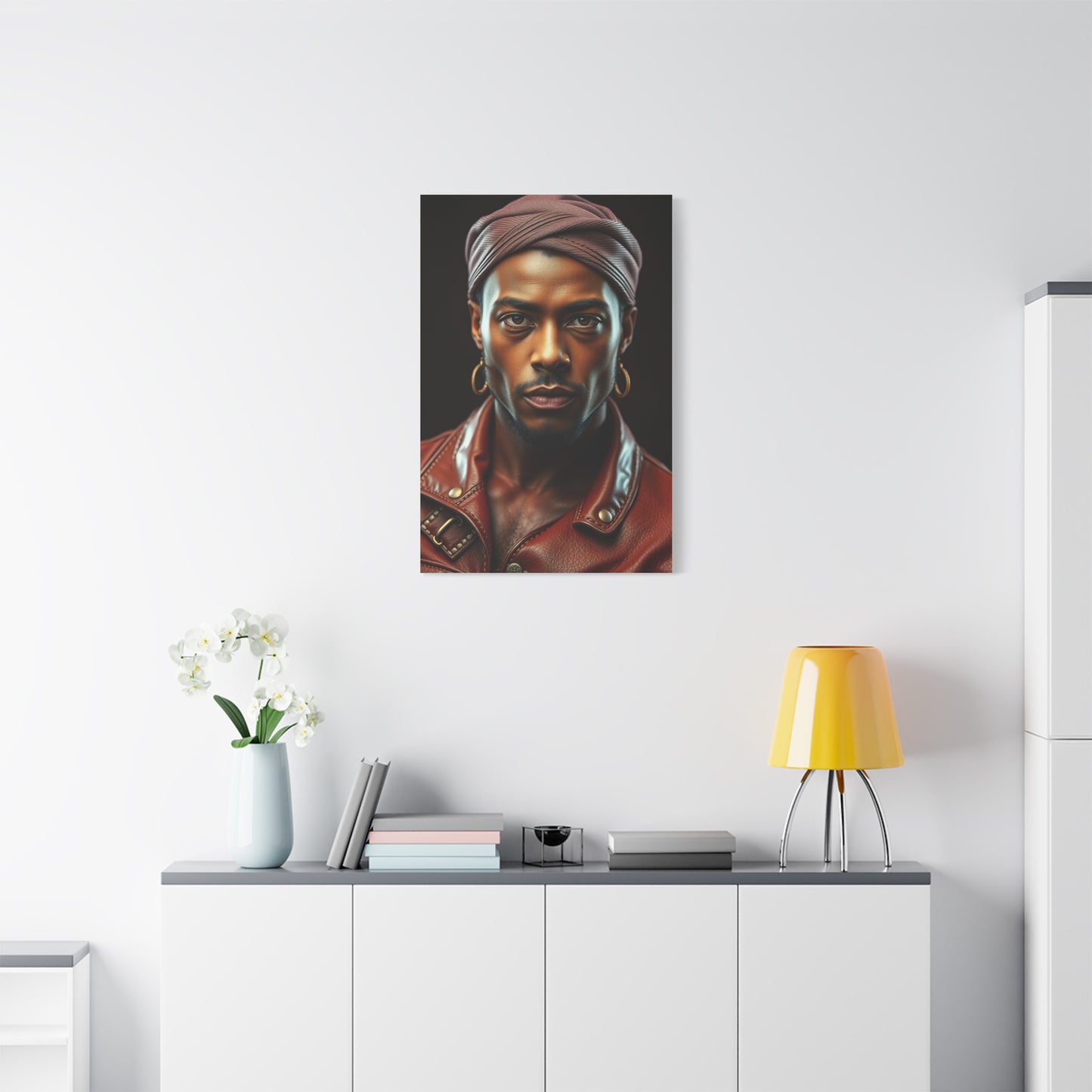 Vision Denim and Leather Art Art Wall Art & Canvas Print