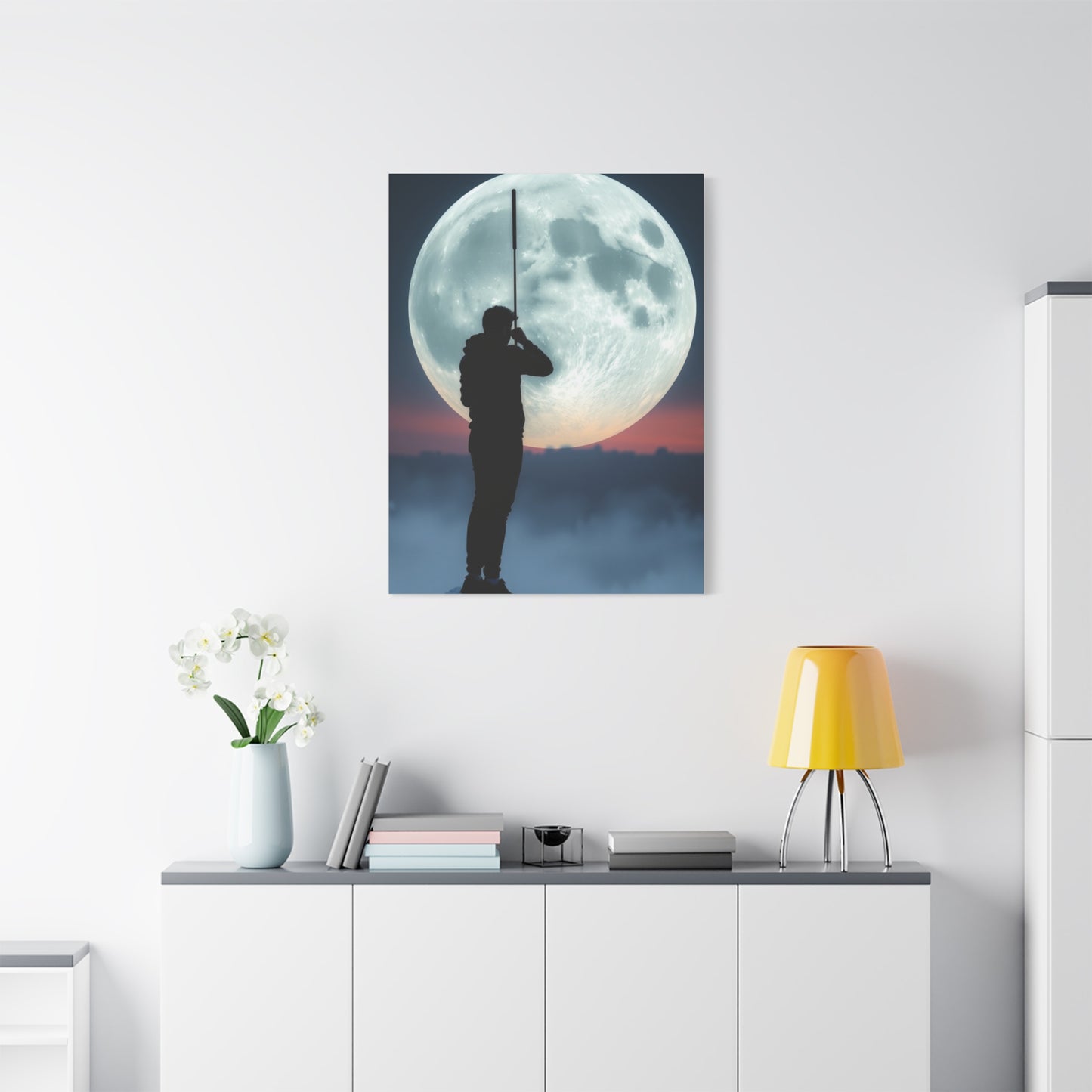 Masterpiece Full Moon Art Vision Wall Art & Canvas Print