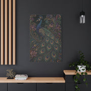 Beaded Textile Peacock Couture Wall Art & Canvas Print