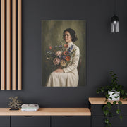 Timeless Floral Portrait Study Wall Art & Canvas Print