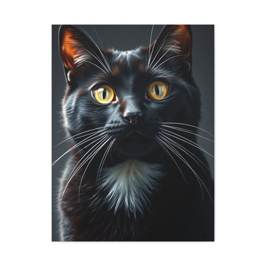 Supreme Tuxedo Cat Art Beautiful Collection Wall Art & Canvas Print