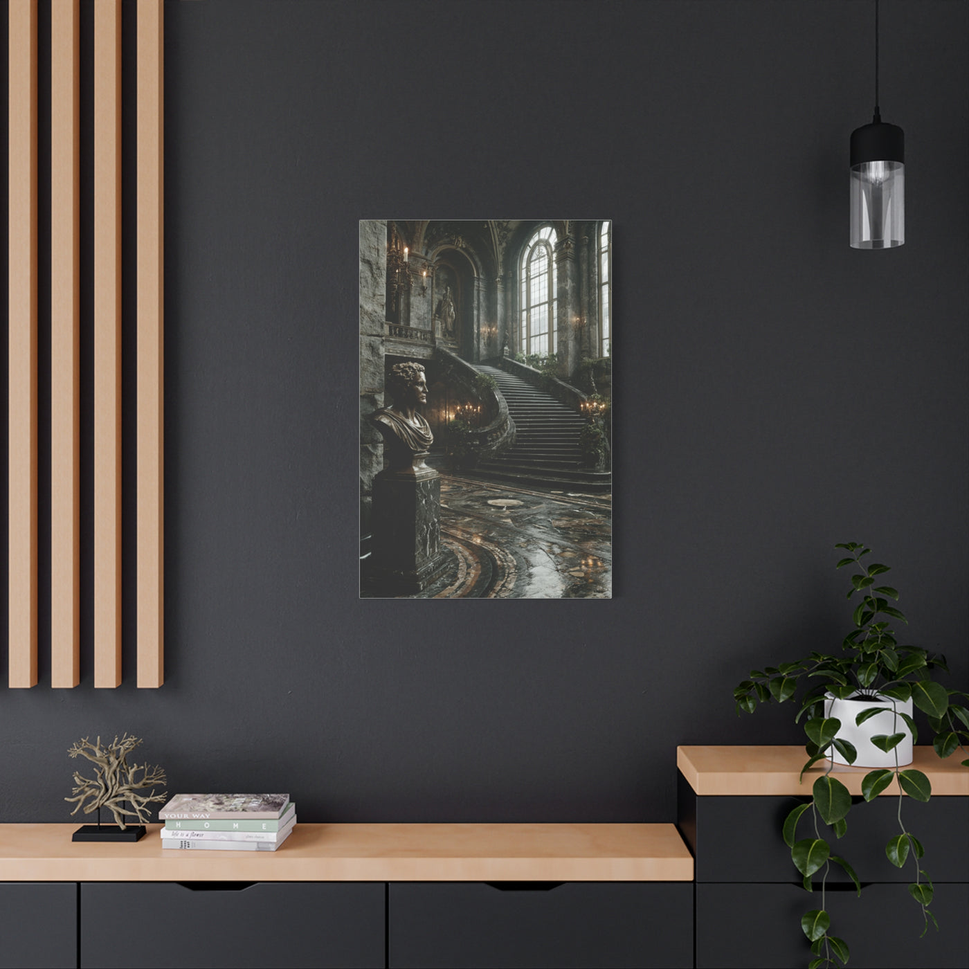 Grand Italian Staircase Interior Wall Art & Canvas Print