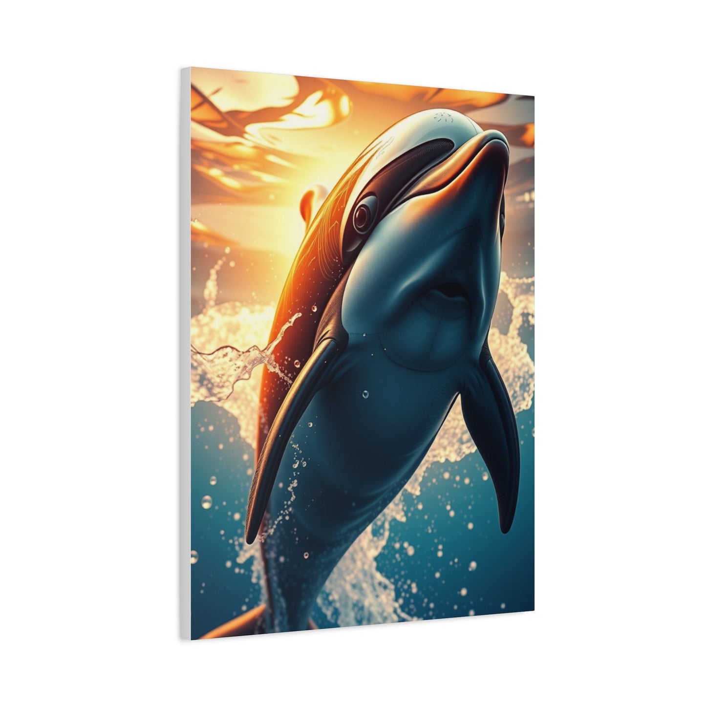 Supreme Dolphin Art Beautiful Collection Wall Art & Canvas Print