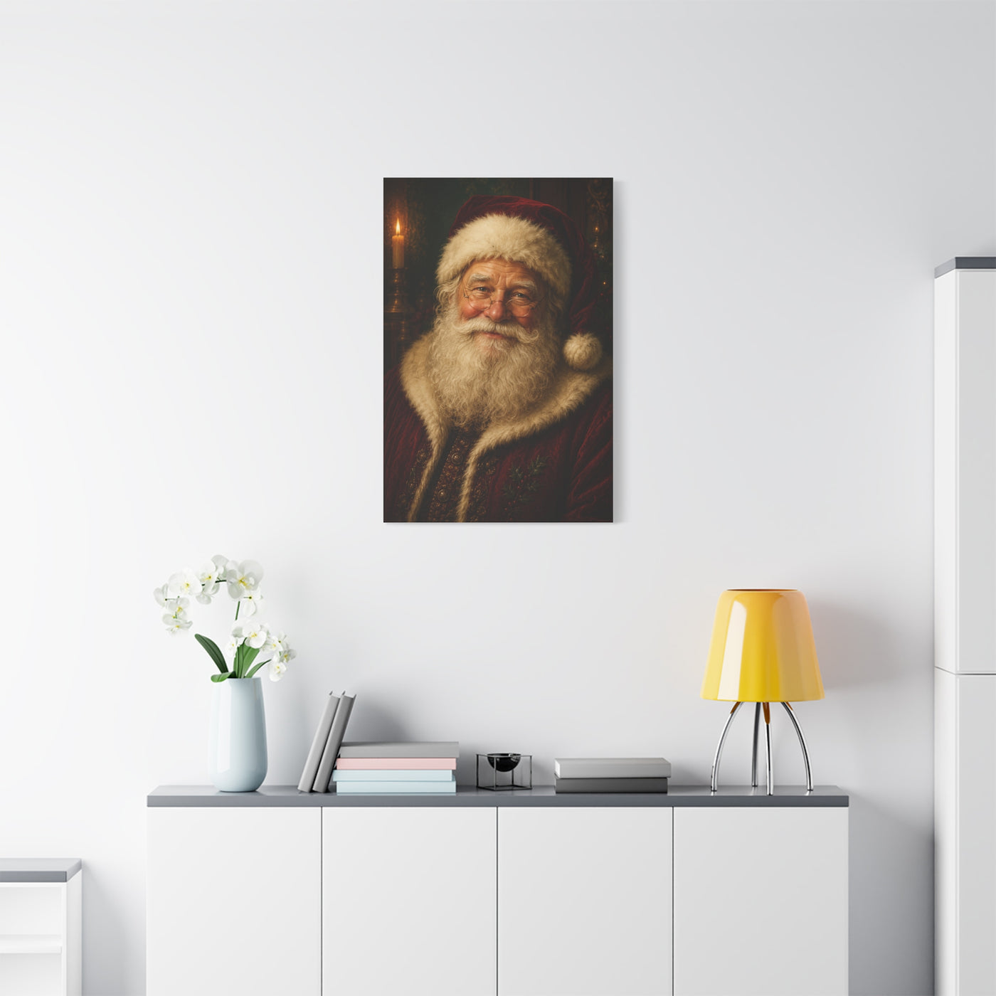 Grand Heirloom Santa Portrait Wall Art & Canvas Print