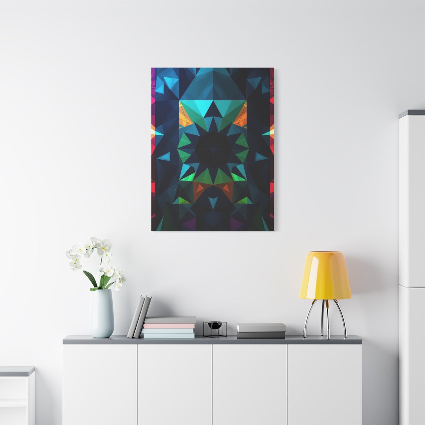 Opulent Geometric Symphony Wall Art & Canvas Print