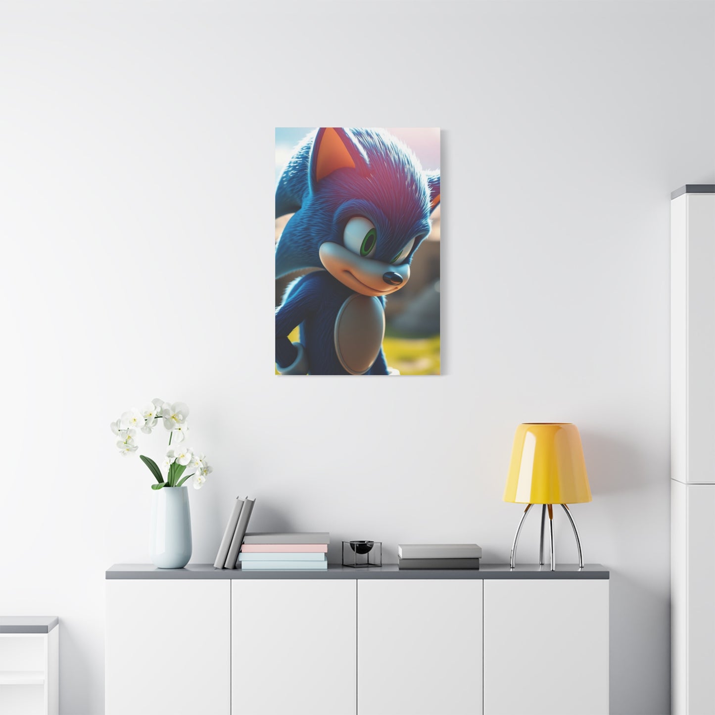 Sonic the Hedgehog Art Supreme Canvas Wall Art & Canvas Print