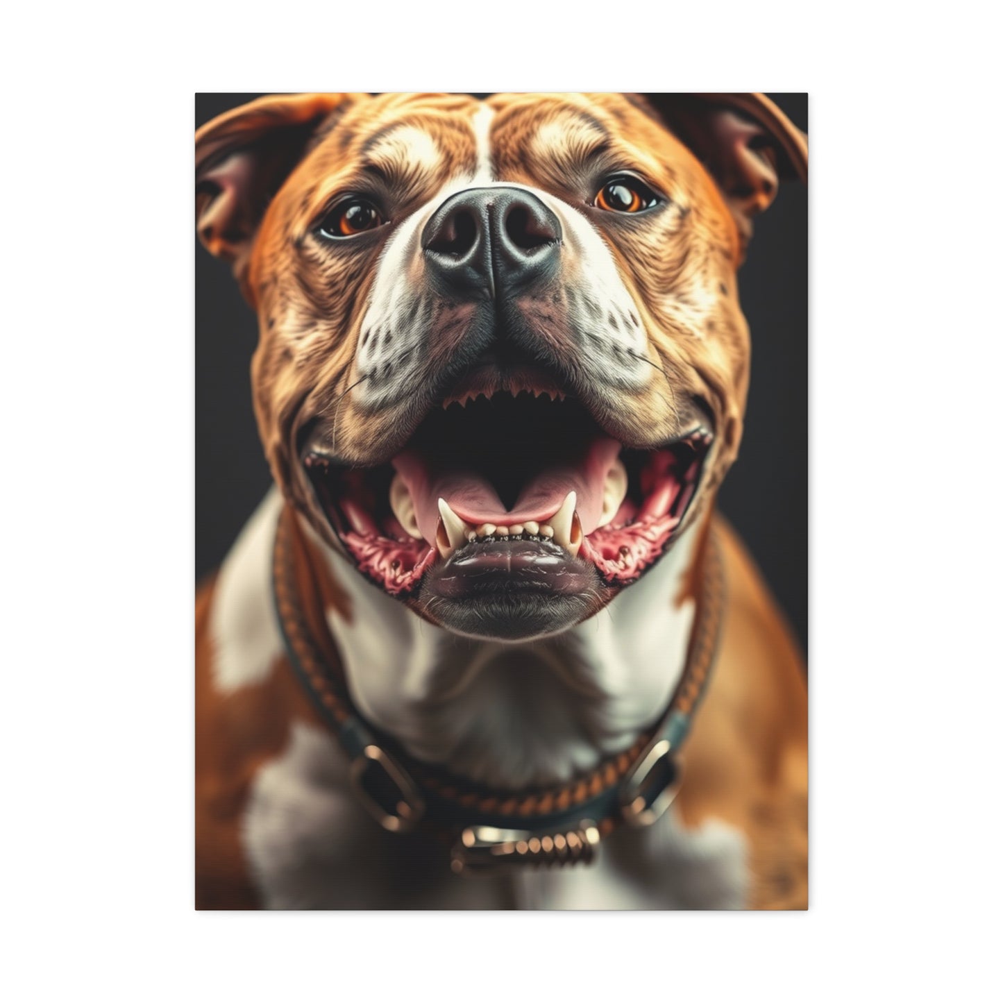 Pit Bull Art Supreme Canvas Wall Art & Canvas Print