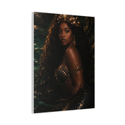 Regal Ocean Queen Mermaid Portrait Wall Art & Canvas Print