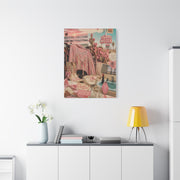 Coquette Cowgirl Desert Postcard Collage Wall Art & Canvas Print