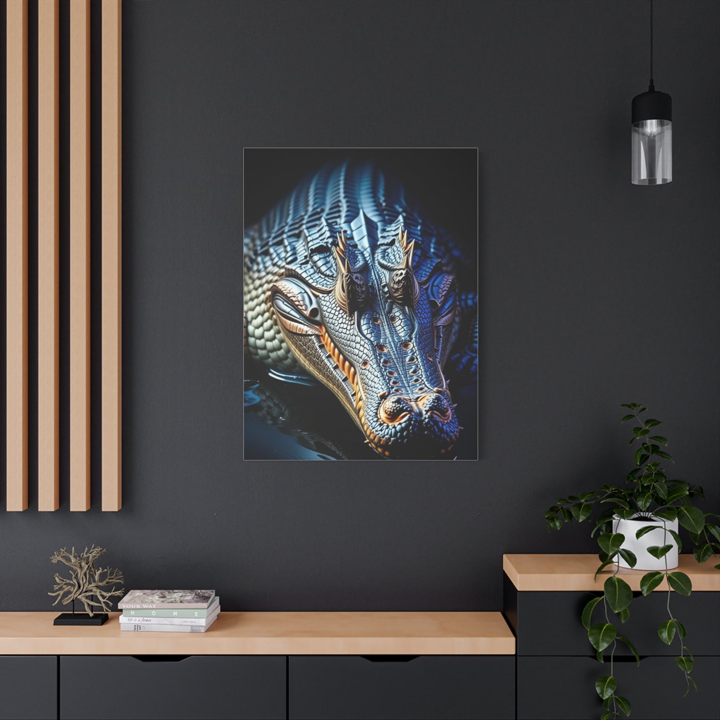Crocodile & Alligator Art Supreme Canvas Wall Art & Canvas Print
