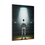 Stadium Spotlight Baseball Player Tribute Wall Art & Canvas Prints