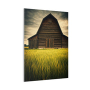 Weathered Barn in Tall Green Fields Wall Art & Canvas Prints