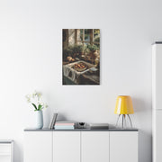 Farmhouse Sink Tomato Kitchen Scene Wall Art & Canvas Print
