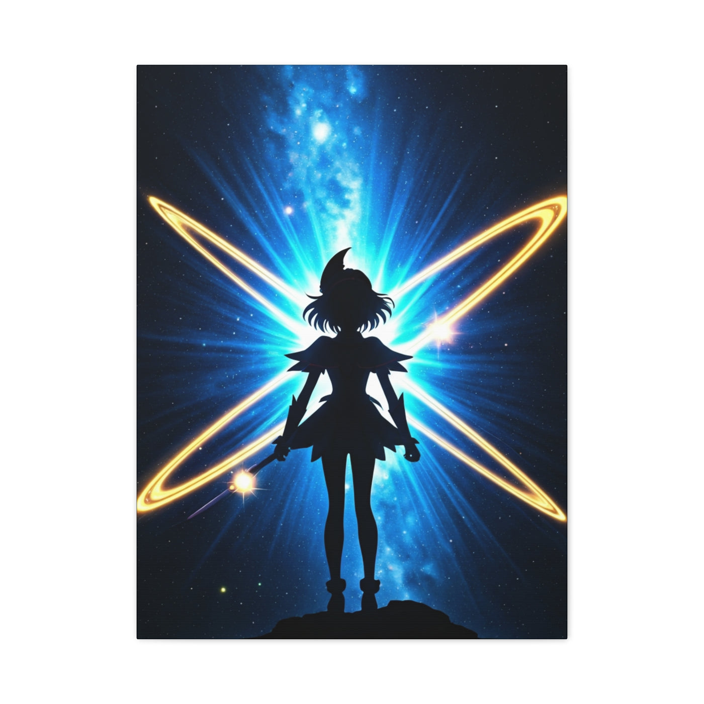 Celestial Starbound Warrior Wall Art & Canvas Prints
