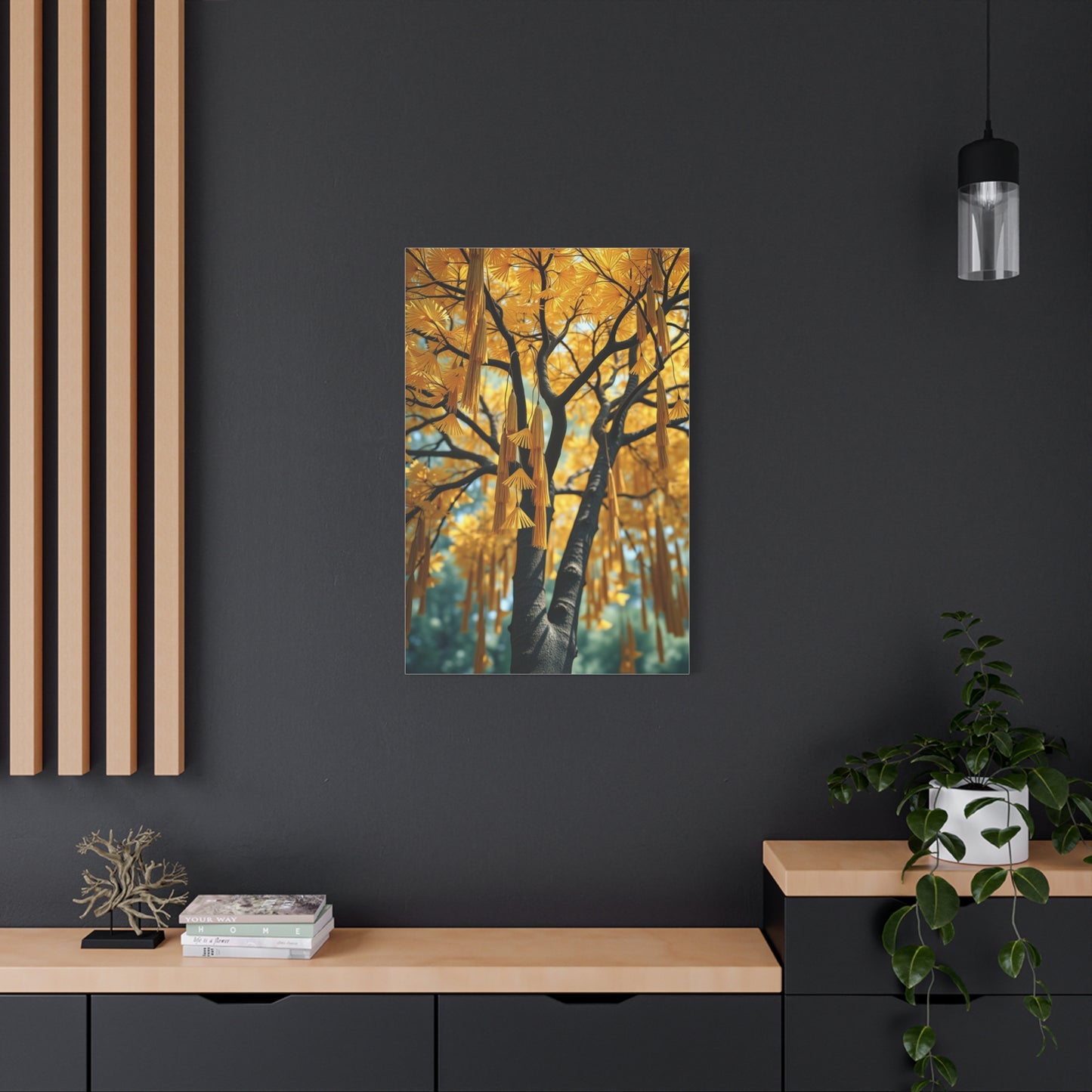 Supreme Canvas Ginkgo Tree Art Collection Wall Art & Canvas Print