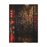 Neon Tokyo Alley Graffiti Street Wall Art & Canvas Print