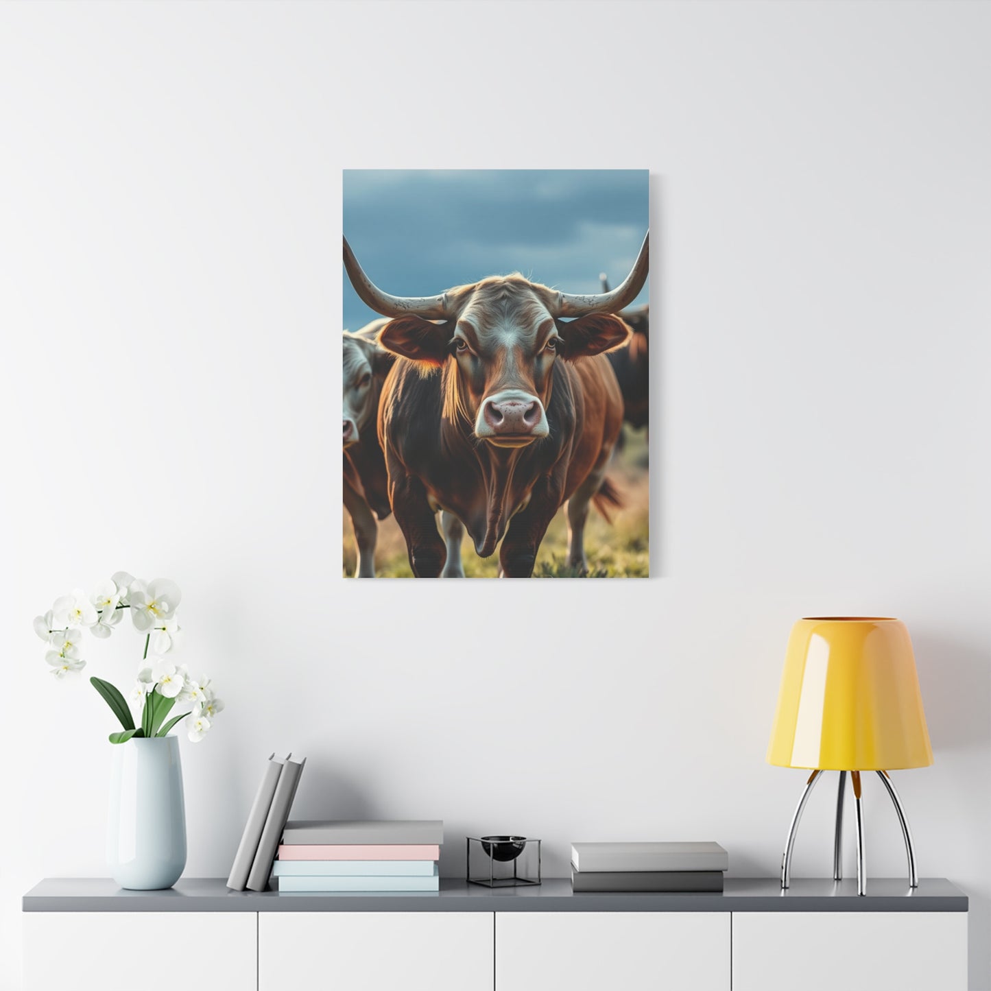 Serene Ruminant Elegance Wall Art & Canvas Print