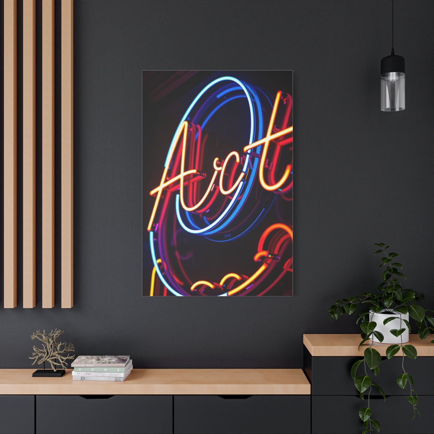 Ethereal Neon Reverie Wall Art & Canvas Print