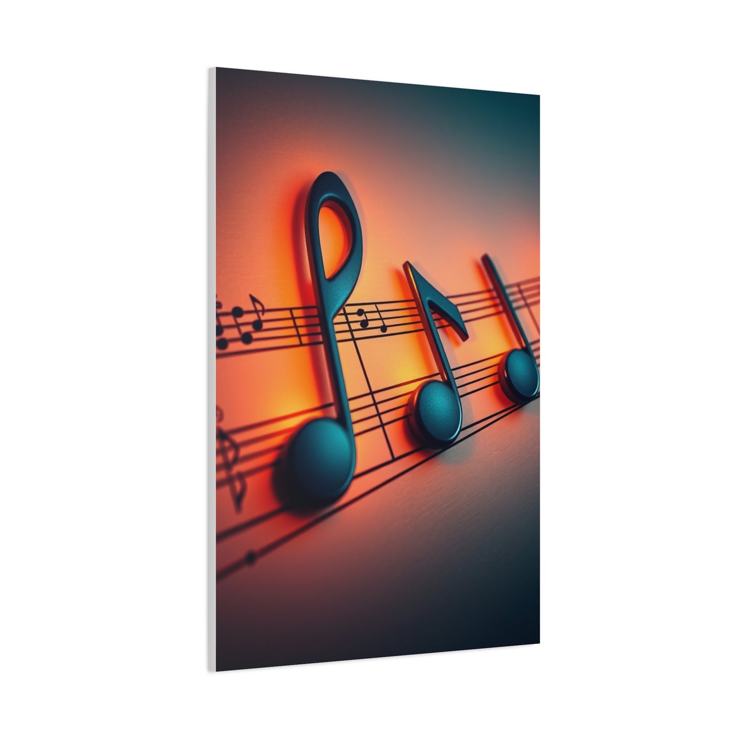 Musical Notes Art Supreme Canvas Wall Art & Canvas Print