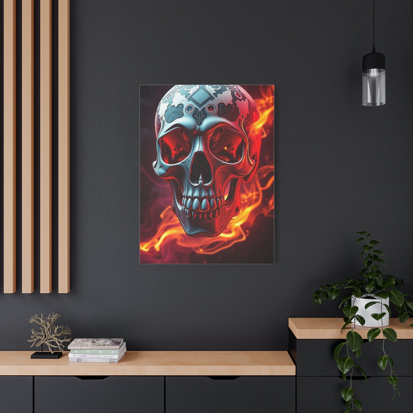 3D Trippy Skull Art By Ali Gulec Supreme Gallery Wall Art & Canvas Print