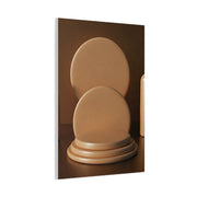 Sculptural Circular Podium Minimal Wall Art & Canvas Prints
