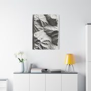 Sculpted Topographic Relief Wall Art & Canvas Print