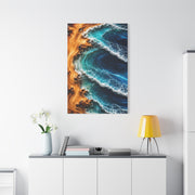 Resin Shoreline Aerial Ocean Art Wall Art & Canvas Print