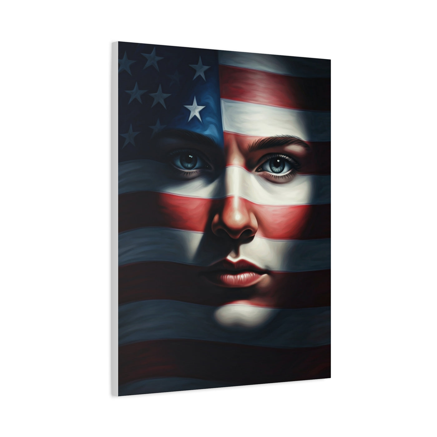 Stars and Stripes Face of Freedom Wall Art & Canvas Prints
