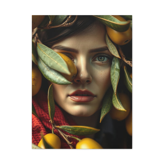 Verdant Elegance Canvas Wall Art & Canvas Print