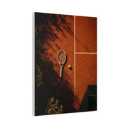 Clay Court Minimal Tennis Sports Wall Art & Canvas Print