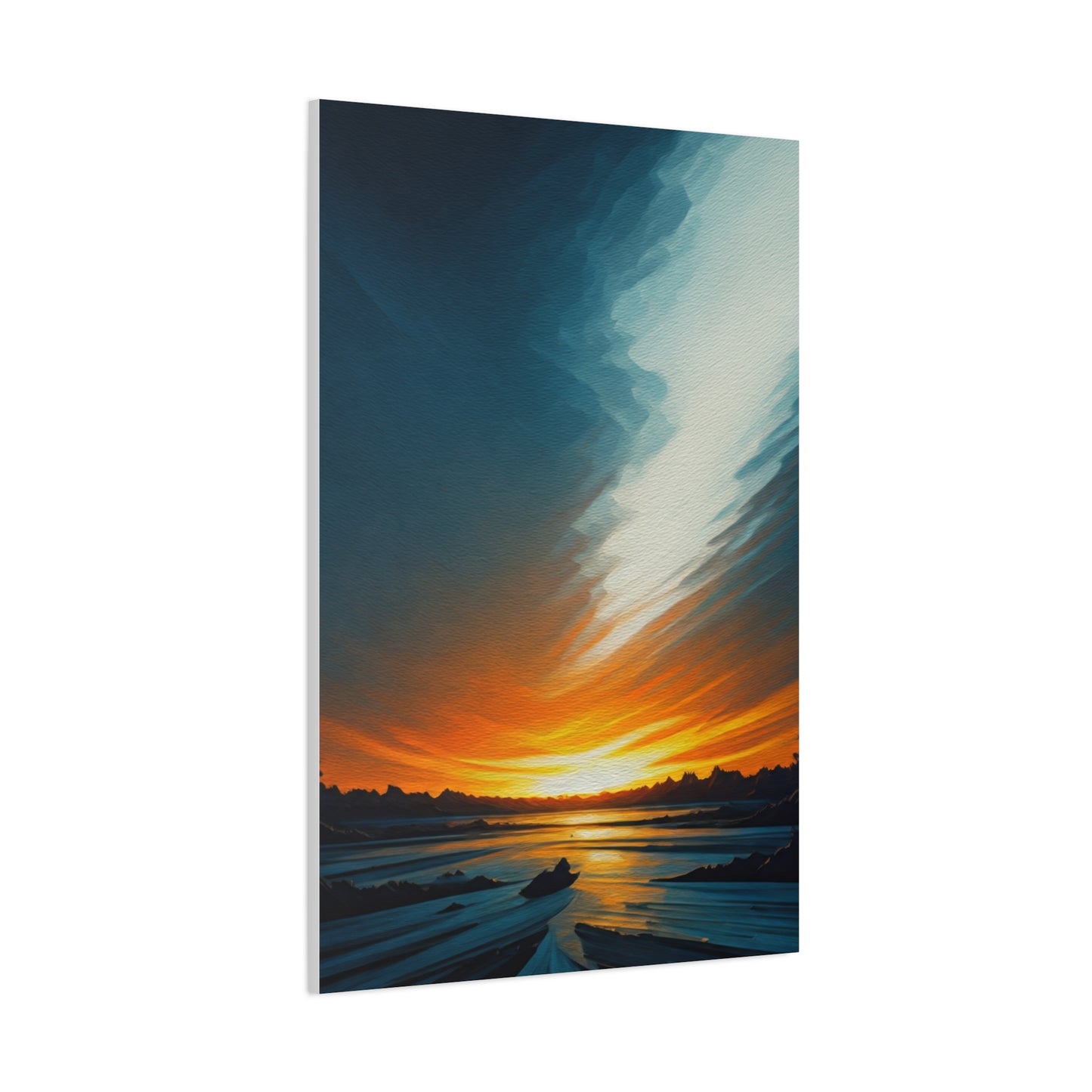 Calm Horizon at Dusk Wall Art & Canvas Prints