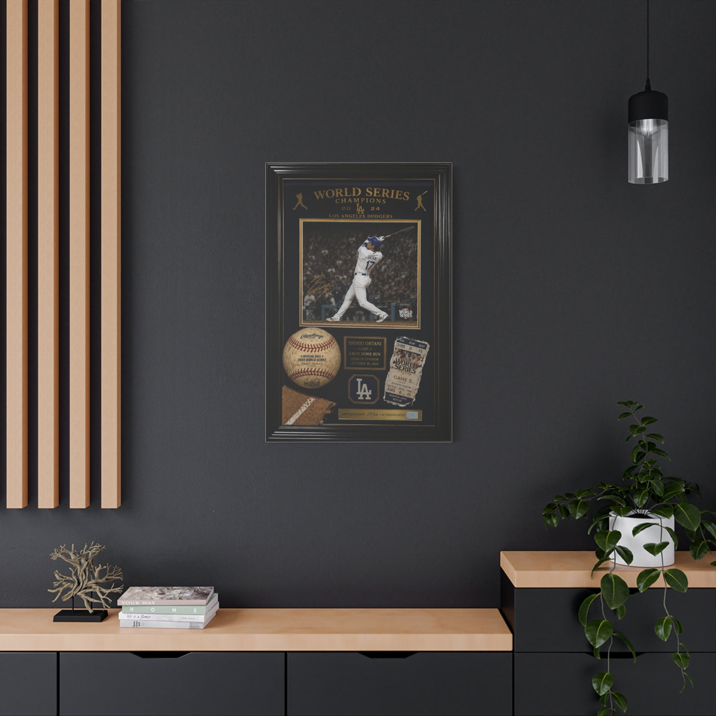 Shohei Ohtani World Series Memorabilia Sports Wall Art & Canvas Print