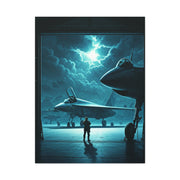 Storm Hangar Jet Silence Wall Art & Canvas Prints