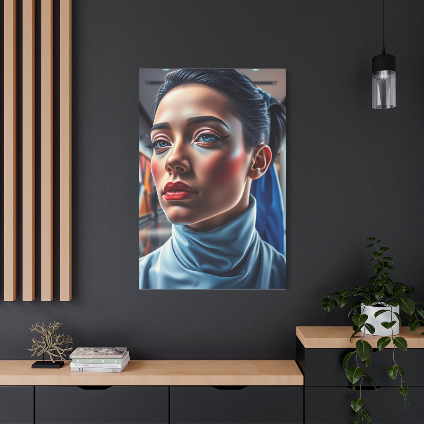 Refined Modernist Tableau Wall Art & Canvas Print