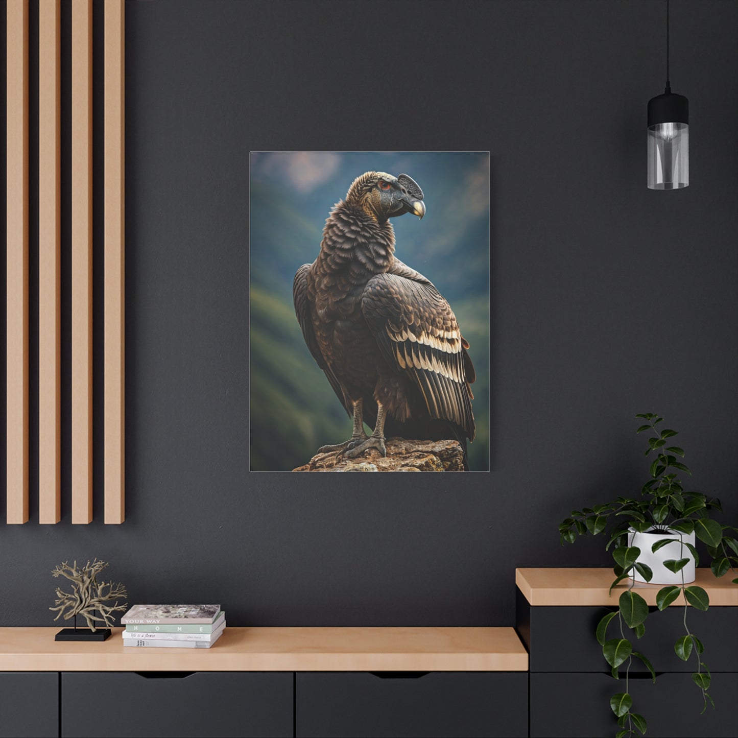 Andean Condor on Mountain Ledge Wall Art & Canvas Prints